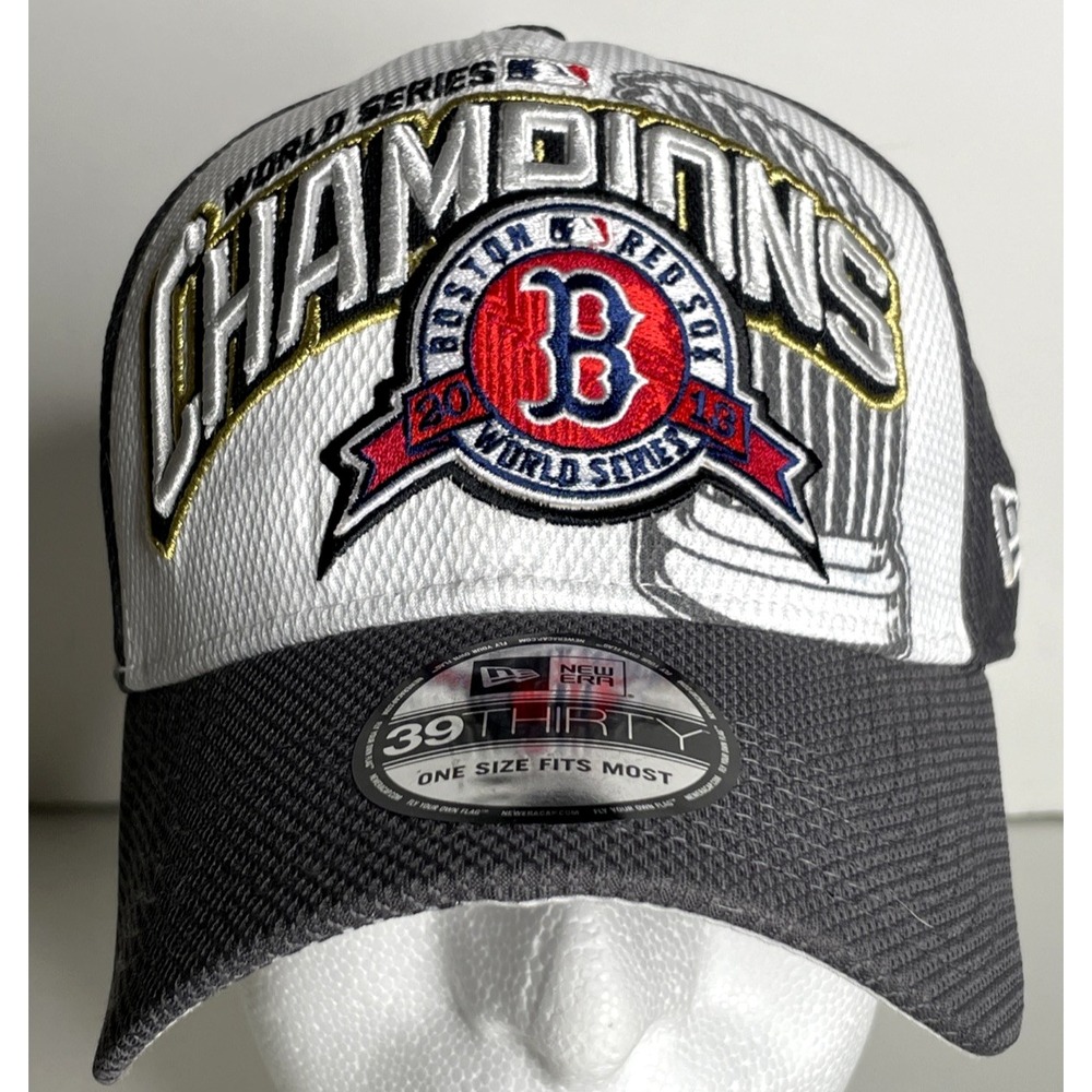 New Era Boston Red Sox 2013 World Series Champs 39Thirty Men's Cap Hat NWT OSFM